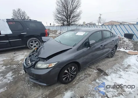 2014 Honda Civic Ex from USA, damaged, VIN 19XFB2F80EE208164